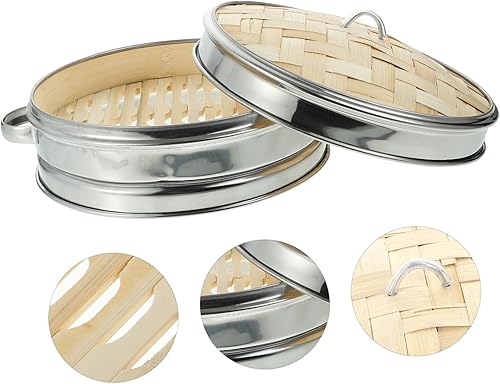 Miniatura 9 de SHOWERORO 1 juego de vaporizador de alimentos orgánicos asiáticos utensilios de cocina enlatados utensilios de cocina al vapor vapor para cocinar