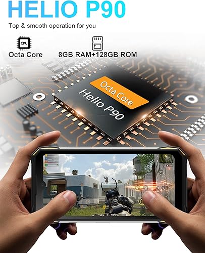 Miniatura 7 de DOOGEE S89 PRO - Teléfono inteligente resistente (2022), 8 GB + 256 GB Android 12 teléfono resistente desbloqueado, batería masiva de 12000 mAh,