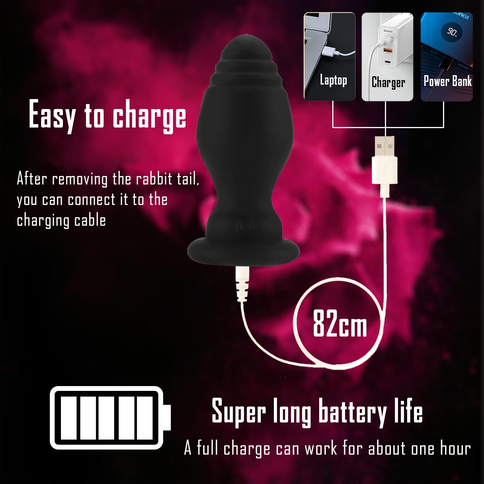 Amazon.com: Bunny Tail Butt Plug Vibrator with Remote Silicone Anal Plug White Faux Fur Tail Plug Rechargeable Vibrating Buttplug Role Play Cosplay Sex Games for Couples Anus Rabbit's Tail Adult Sex Toys : Amazon.com: Bunny Tail Butt Plug Vibrator with Remote Silicone Anal Plug White Faux Fur Tail Plug Rechargeable Vibrating Buttplug Role Play Cosplay Sex Games for Couples Anus Rabbit's Tail Adult Sex Toys :