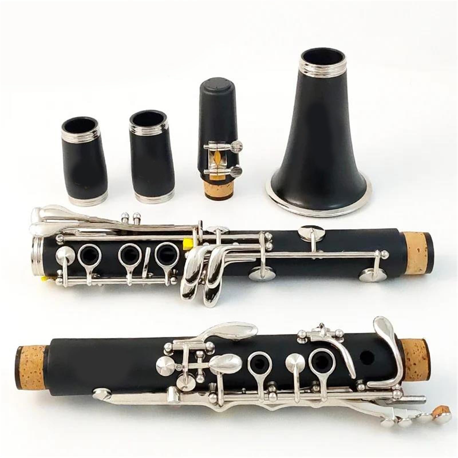 Clarinete Sib 17 teclas Cuerpo ABS Tocando Clarinete