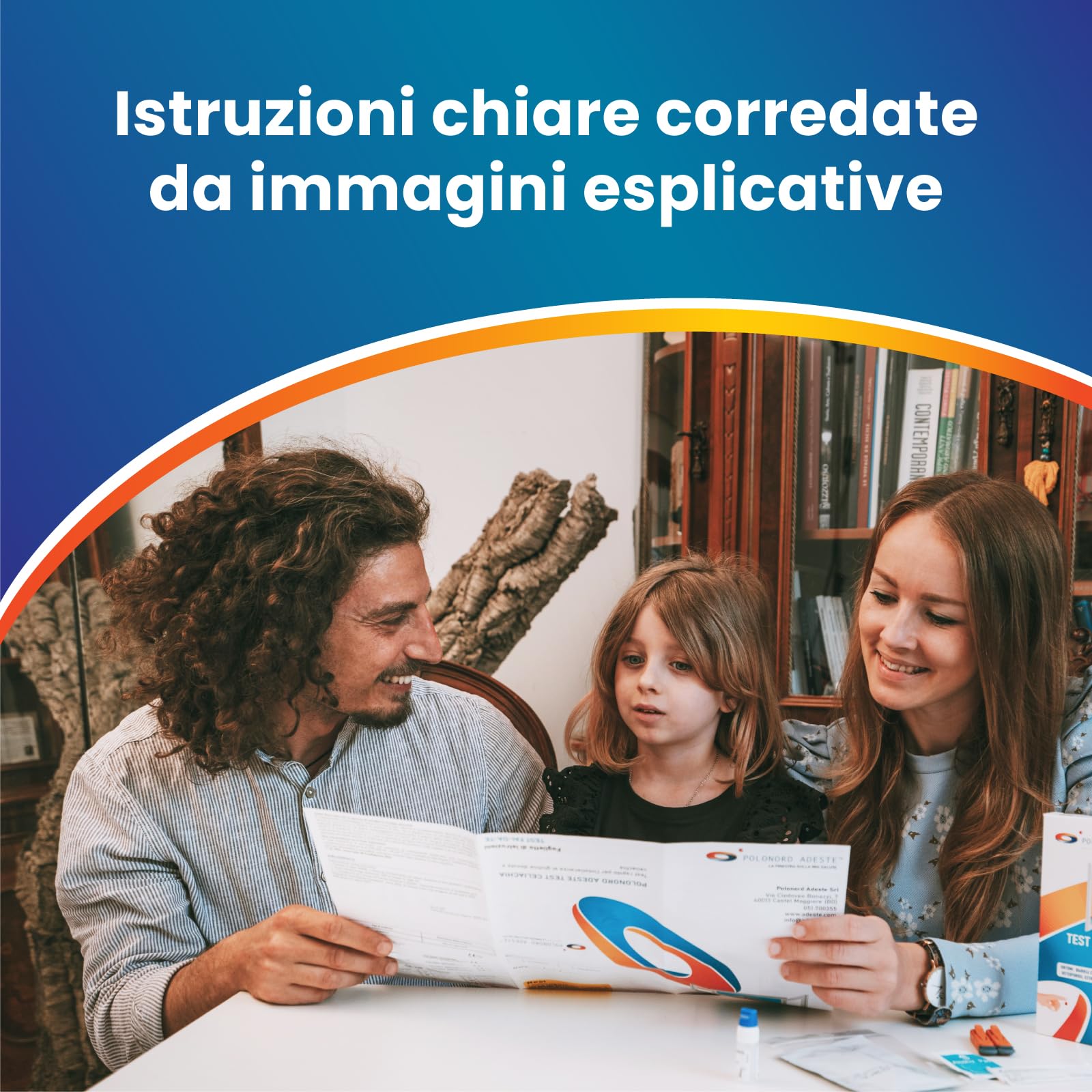 TEST ALLERGIE Adeste - Rapido fai da te per la rilevazione dei livelli IgE nel sangue. Determina la presenza di allergie. Confezione da 2 test
