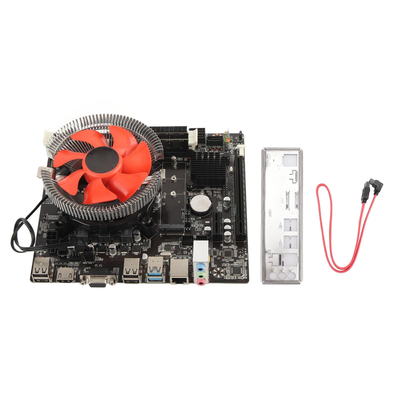 Hidyliu Juego de Placa Base B75, CPU I5 3470, 8 GB DDR3 RAM, Combo de CPU con Ventilador de Refrigeración, para Computadora de Escritorio y PC
