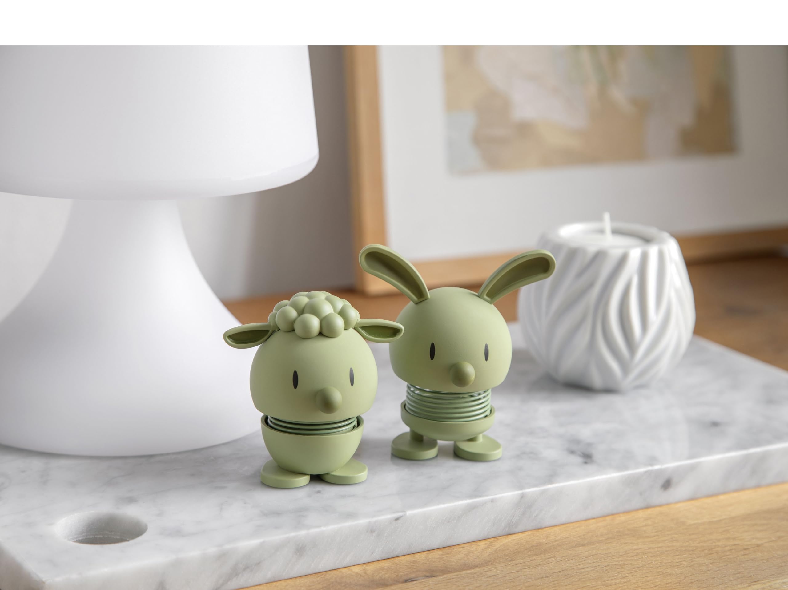 Hoptimist Soft Lambert, Wobbly Figure Decoration for Easter and Spring, Scandinavian Desk and Home Ornament - Image 3