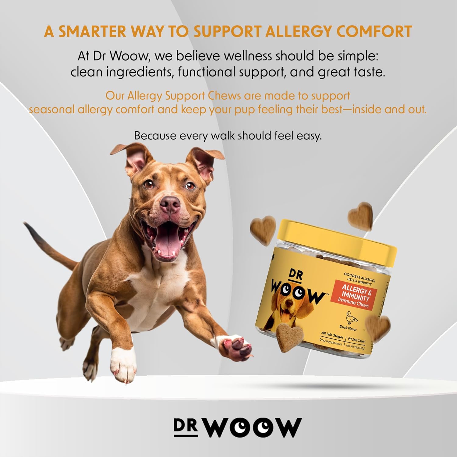 Dog Allergy & Itch Relief Supplements Soft Chews (90 CT) – Seasonal Allergy Support + Hot Spot & Skin Comfort – Omega 3 Salmon Oil + YEA-SACC – Made in USA
