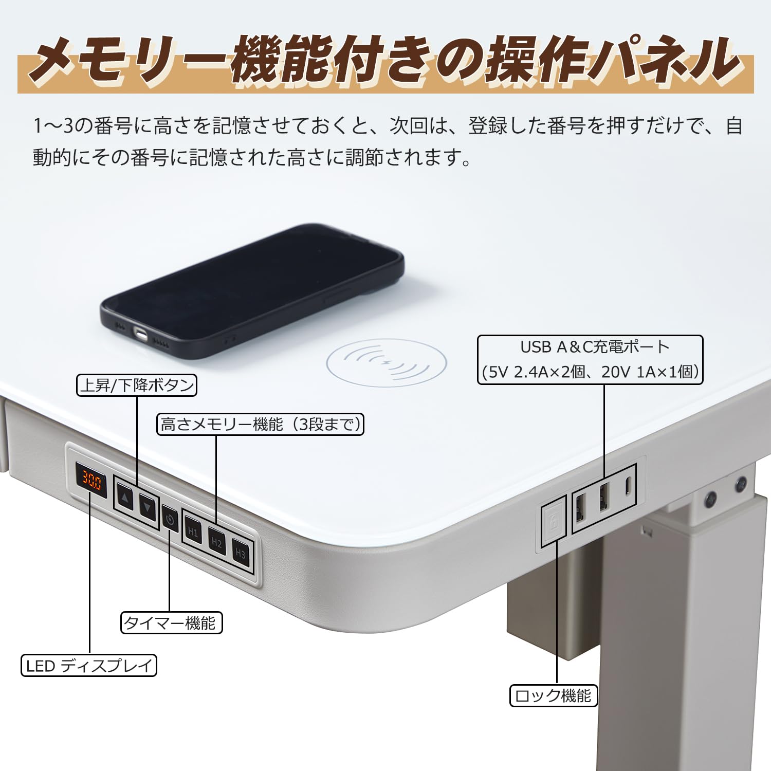 昇降デスク引き出し付き 幅120CM＊奥行60CM スタンディングデスク高さ調節 Amazon | KOWO 電動昇降デスク 【引き出し付き】 幅120cm×奥行60cm
