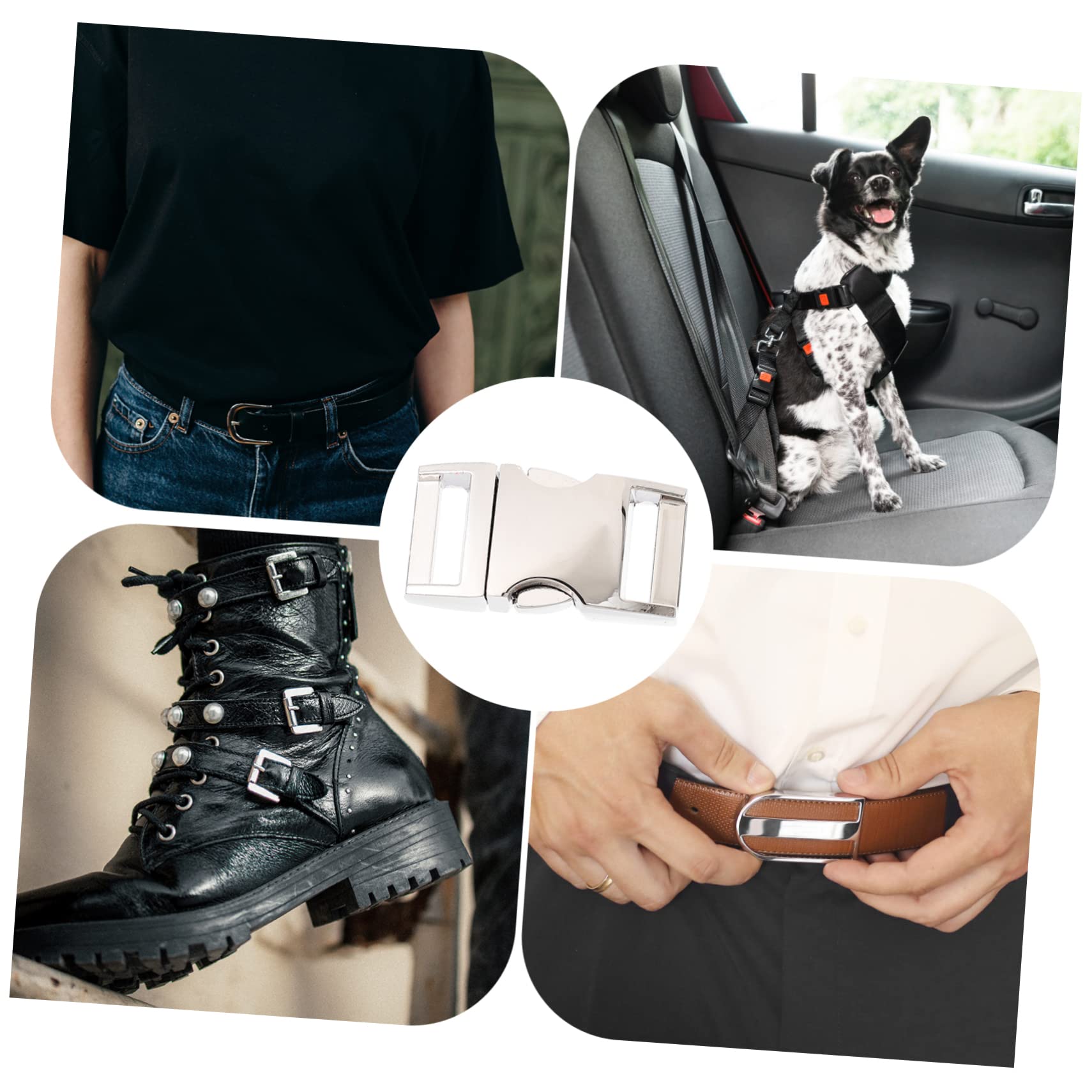 Tofficu 3 Sätze Teiliges Zinklegierung Schnallen Für Rucksack Kleidung Verstellbare Gurtband Schnalle Strapazierfähig Vielseitig Einsetzbar Langlebig Farben 5 Stück * 3