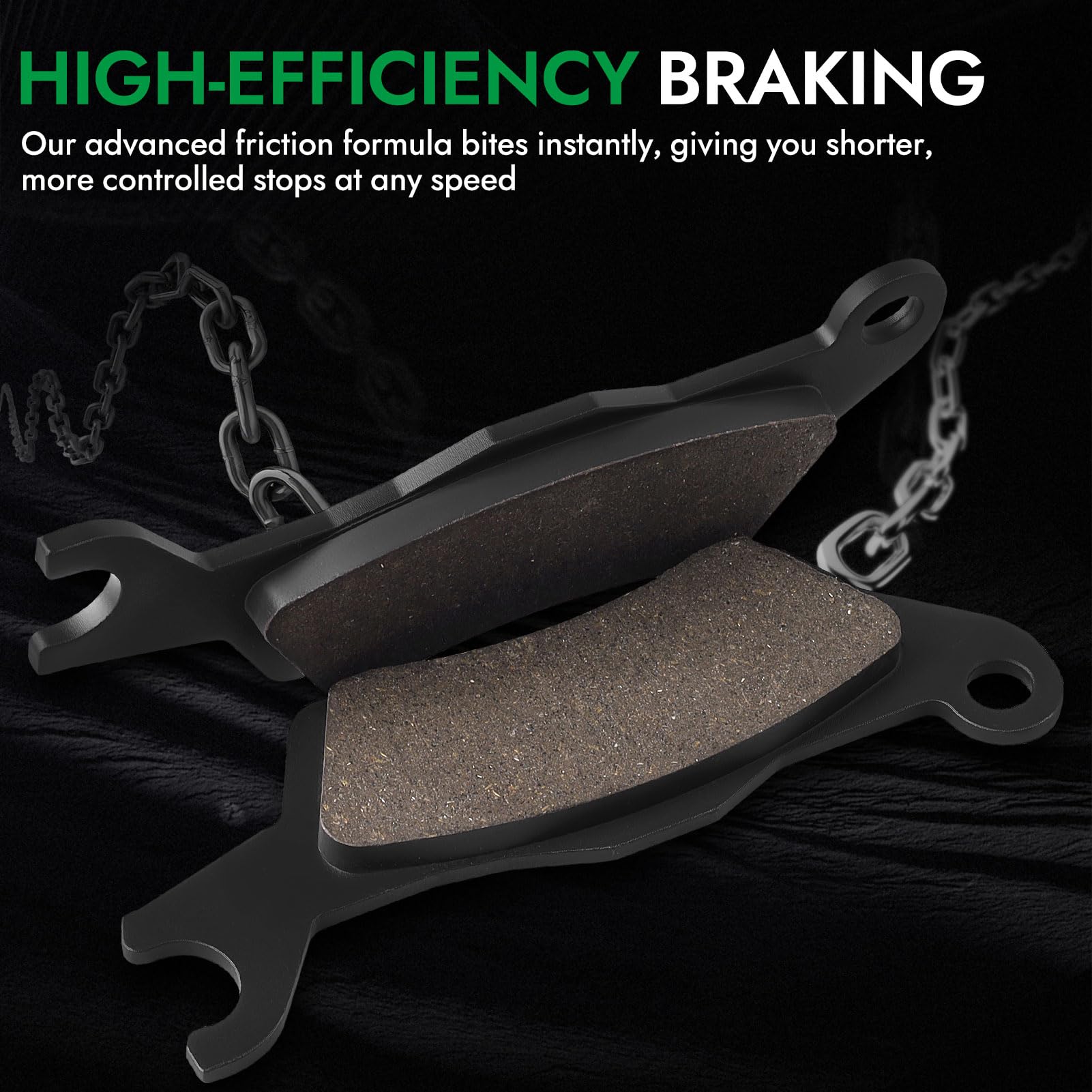 Plaquettes de frein avant et arrière pour Can-Am Outlander 1000 450 570 650 850 6x6 Max, Renegade 1000 650 800R 850