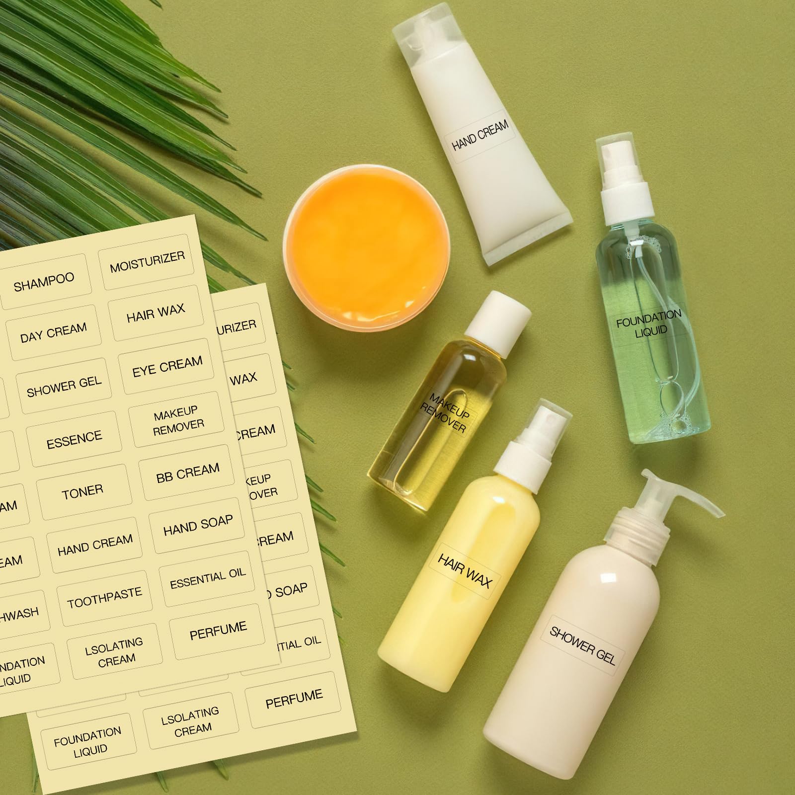 120 Transparente Etiketten Für Kosmetik – Wasserfest, 4,1x1,8 Cm, Zur Organisation Von Reiseflaschen & Badezimmer