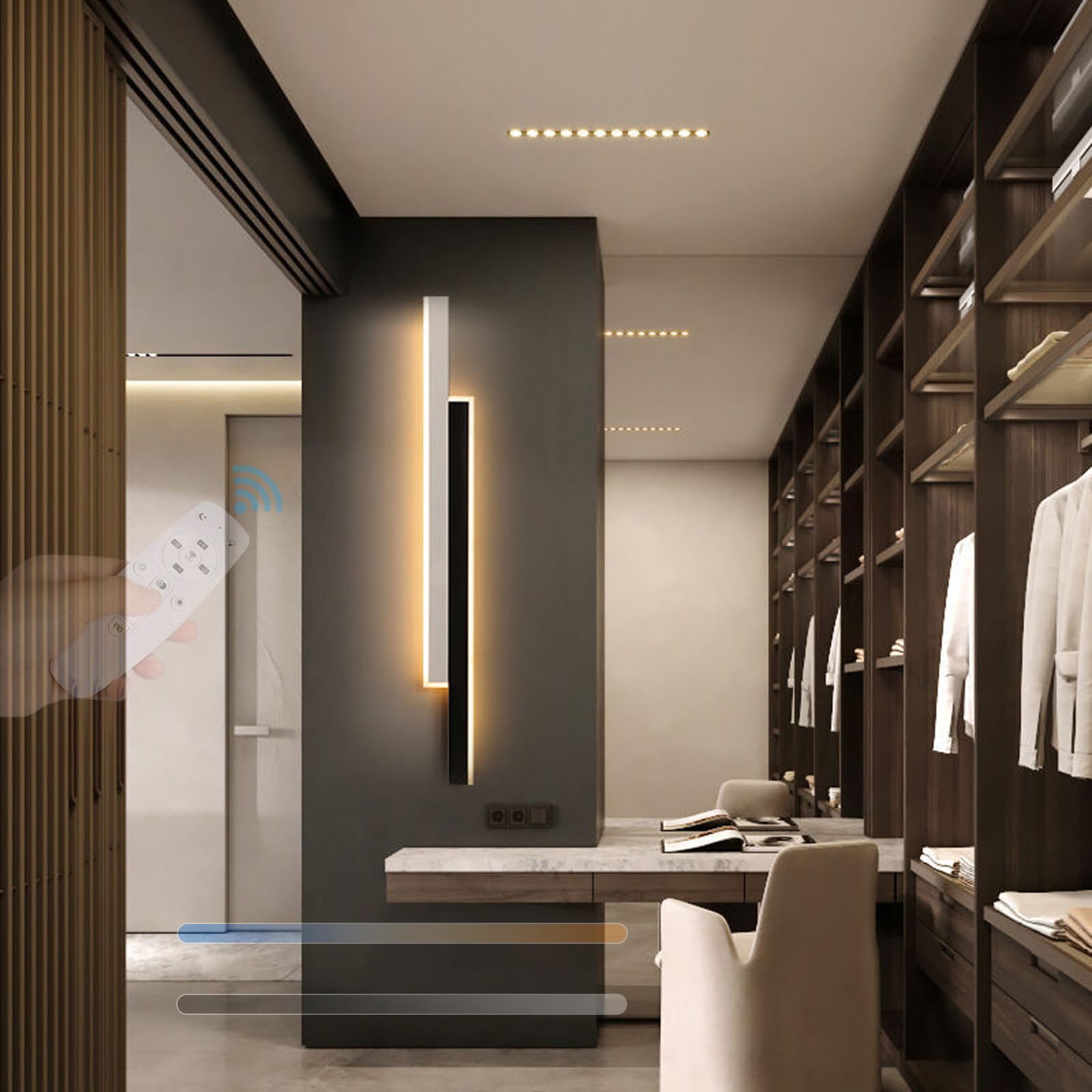 Lámpara de pared LED sin deslumbrar para pasillos oscuros 8