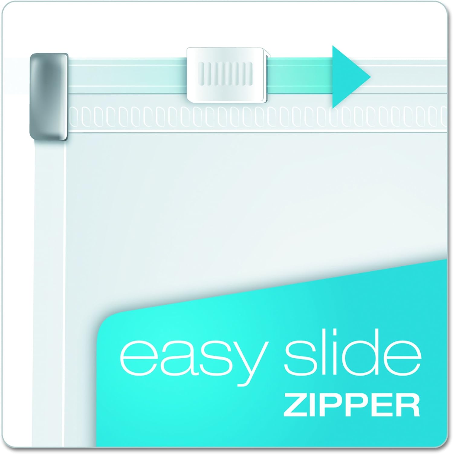 Cardinal 14201 Zippered Binder Pockets, 11 x 8 1/2, Clear (Pack of 3)
