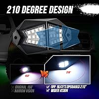 Vista 3 de OPP ULITE Luces LED de roca de 12 cápsulas, color de persecución de sueños, 210° luminosas, 48 W, 288 piezas, aplicación para teléfono inteligente