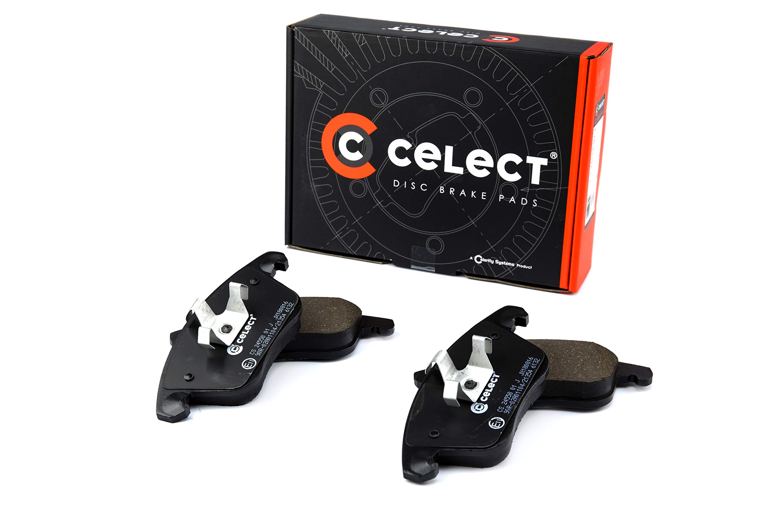 CelectCS2455801J Disc Brake Pads - Front - Set of 4