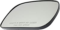 Vista 3 de Kool-Vue Espejo de cristal compatible con Honda Civic 2006-2011, espejo de cristal del pasajero con calefacción lateral coupé con placa de respaldo