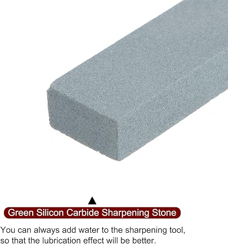 Miniatura 8 de HARFINGTON Piedra de afilar el cuchillo verde del carburo de silicio del rectángulo 800 de las piedras de afilar