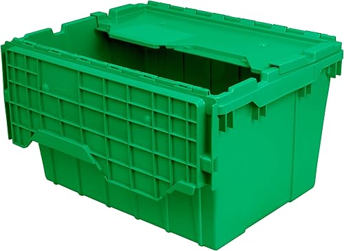Miniatura 5 de Contenedor de plástico para almacenamiento y distribución 39120 de Akro-Mils, con tapa con bisagras, de 21.5x15x12.5pulgadas, 6 unidades