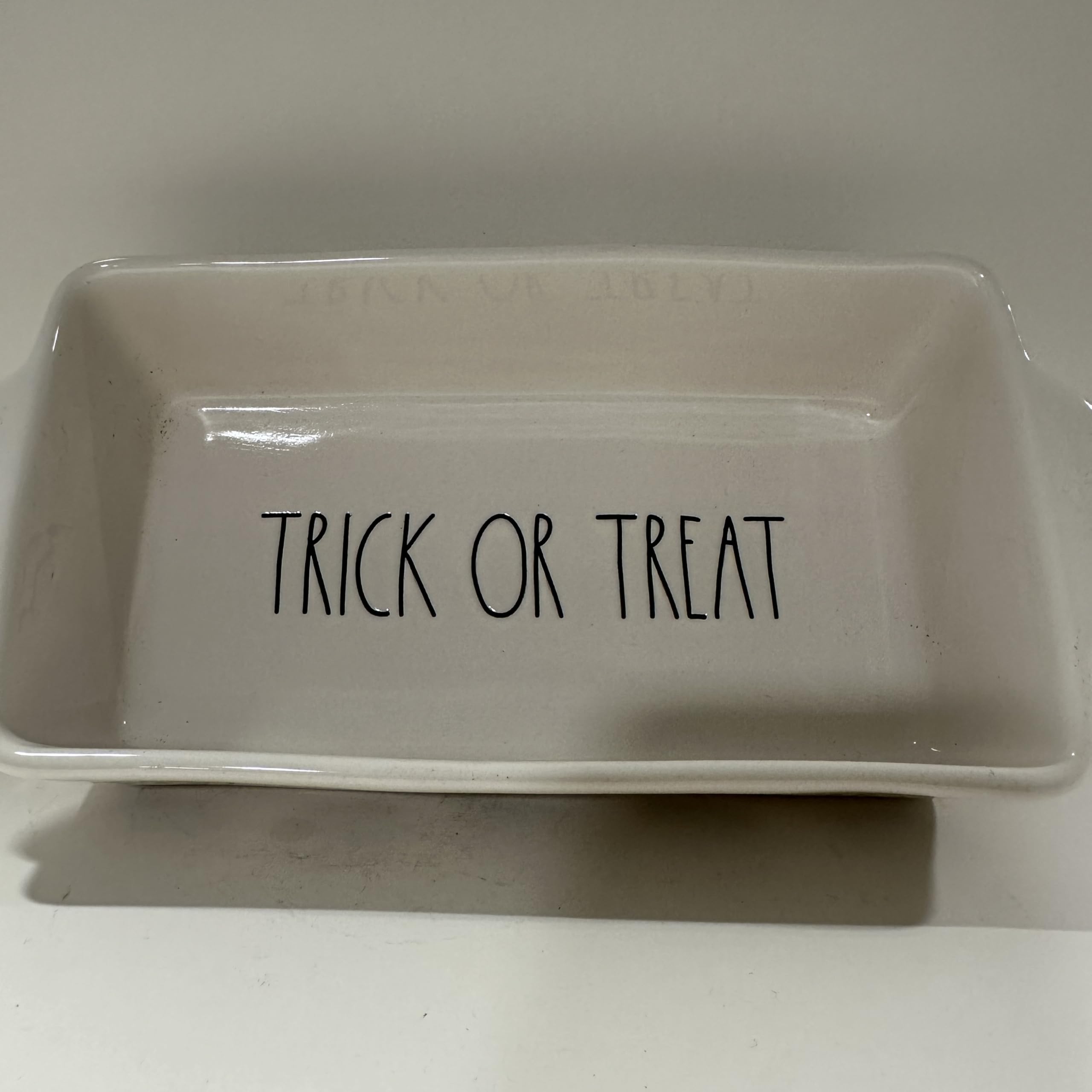 Generic Rae -TRICK OR TREAT Oven Tray *HALLOWEEN - KITCHENWARE*- Dunn By Magenta, Medium, Ivory