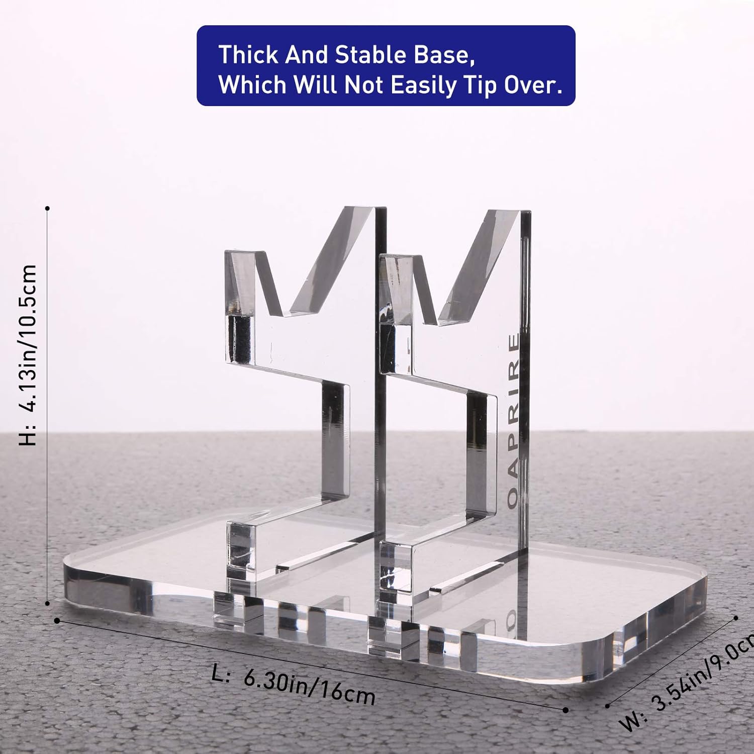 OAPRIRE Universal Controller Holder for PS4 PS5 Xbox ONE Switch, Controller Stand Gaming Accessories, Build Your Game Fortresses (Clear)