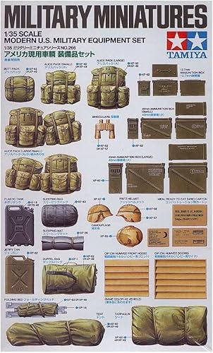 De Tamiya Models juego moderno de equipamiento militar de los EEUU