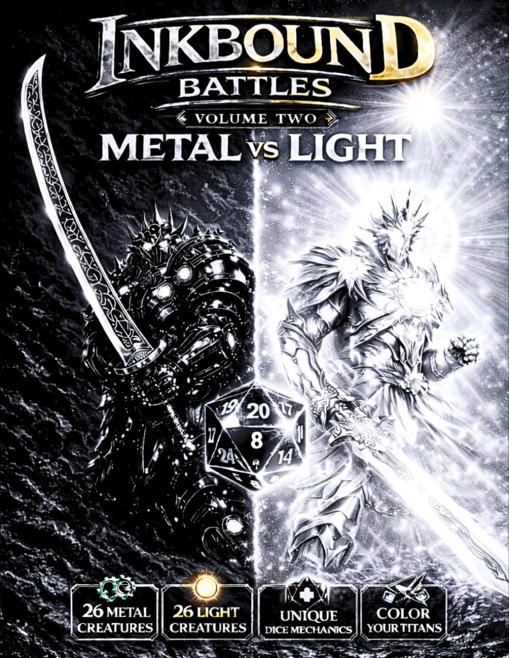 Inkbound battles Vol 2: Metal and Light: Interactive pvp experience, Color, Evolve, and Fight