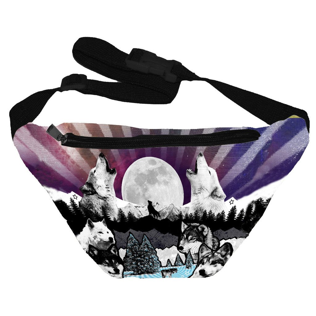 Funny Guy Mugs Wolf Fanny Pack