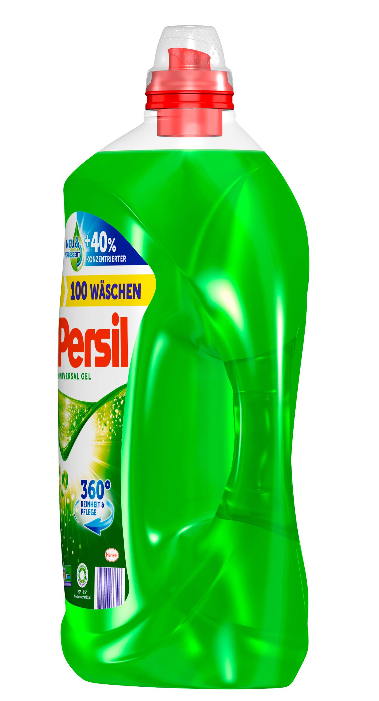 Persil Universal Gel, Flüssigwaschmittel, 360° Reinheit & Pflege, 1er Pack (1 x 100 Waschladungen)