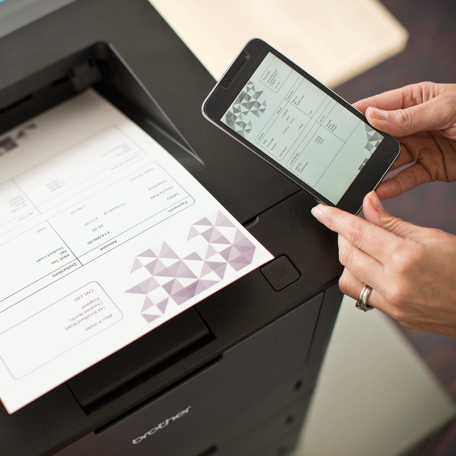 Brother Monochrome Laser Printer, HL-L5200DW, Wireless Networking, Mobile  Printing, Duplex Printing, Amazon Dash Replenishment Ready : Office  Products - Amazon.com
