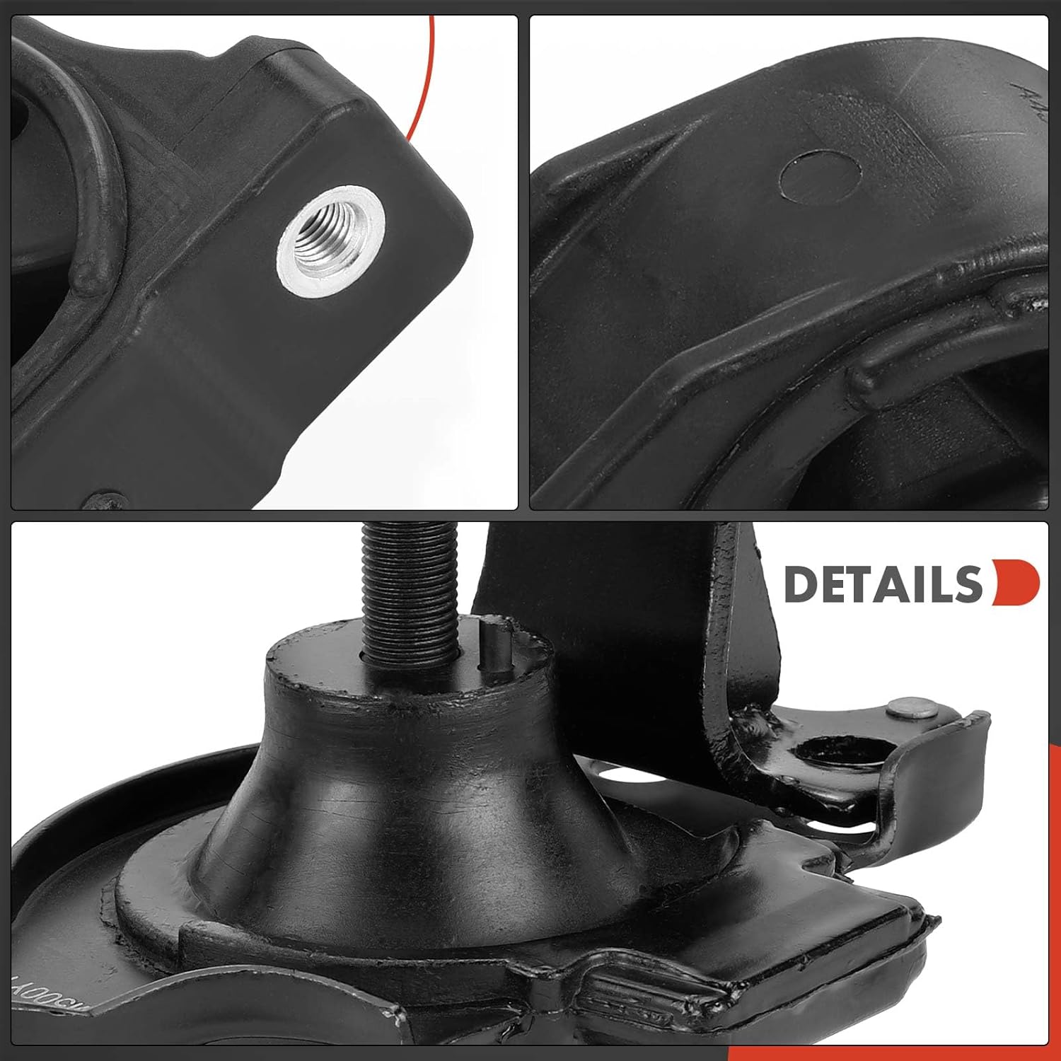 A-Premium Engine Motor Mount Kit Compatible with Honda Fit 2007-2008 1.5L, 2-PC Set, Replace# 50826SELE01, 50810SLA981