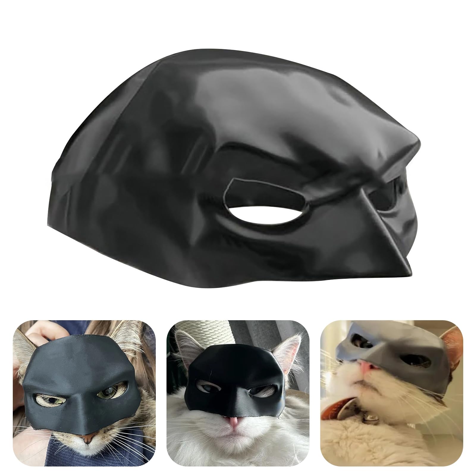 Masque Chauve-Souris Pour Chat - Déguisement Halloween Batman - Accessoire Mignon Pour Photos Et Fêtes