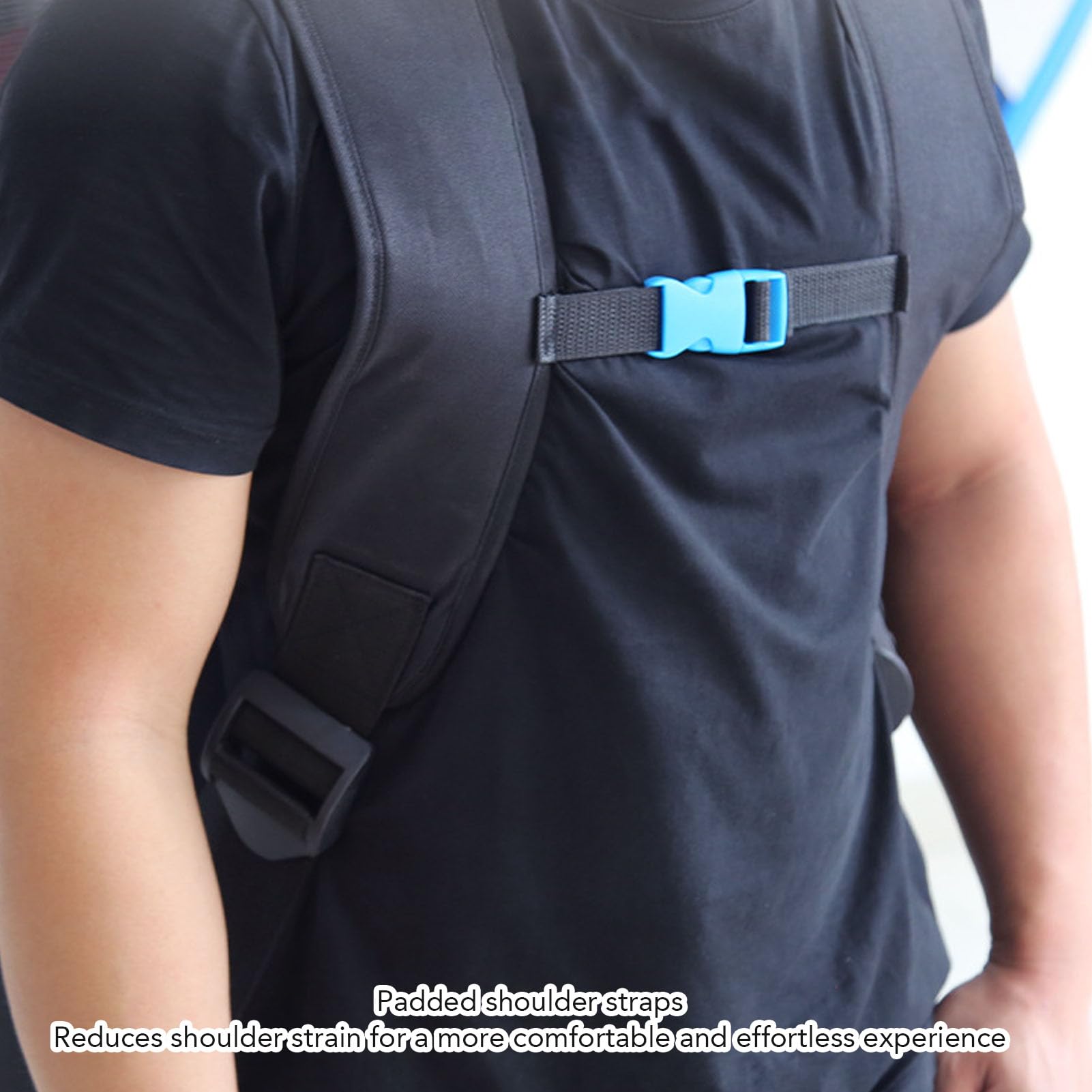 Mochila De Stand Up Paddleboard Diseño Ergonómico 105L para Viajes Deportes Acuáticos Uso Al Aire Material Oxford Negro