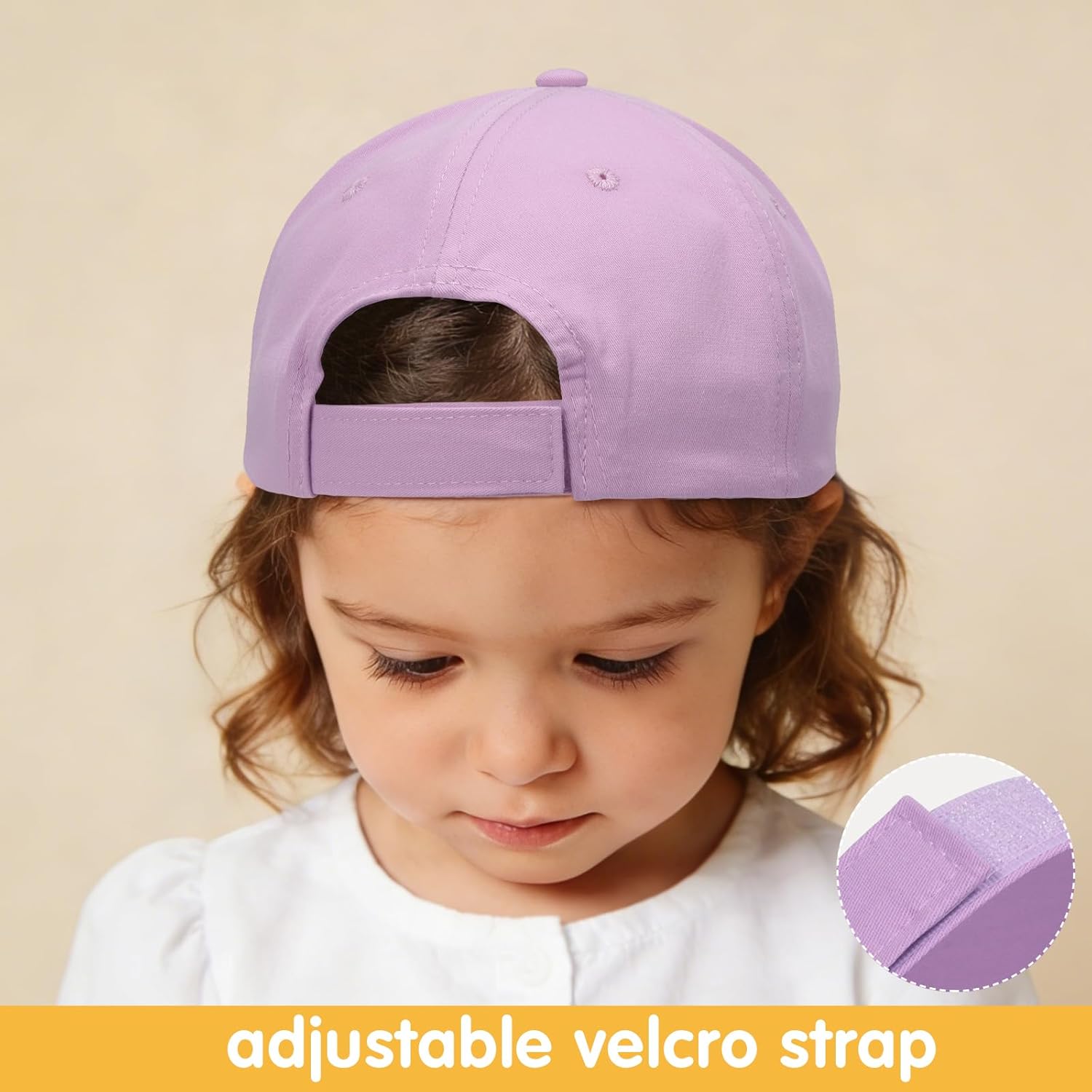 WILLPORT Adorable Embroidery Kids Baseball Cap for Age 0-5,Cute Printed Adjustable Cotton Toddler Baseball Hat for Boys Girls - Image 4