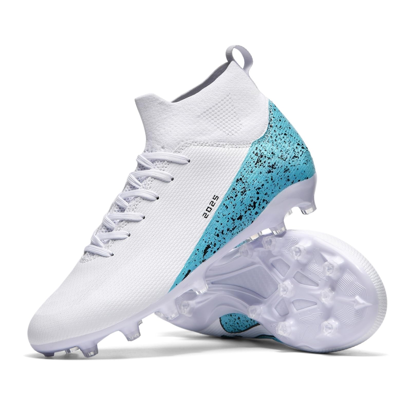 TOPSFEBASoccer Cleats for Mens Womens Indoor Soccer Shoes Unisex Baseball Turf Shoes Youth Rugby Shoes Adult AG FG TF Football Boots Wide Training Sneaker