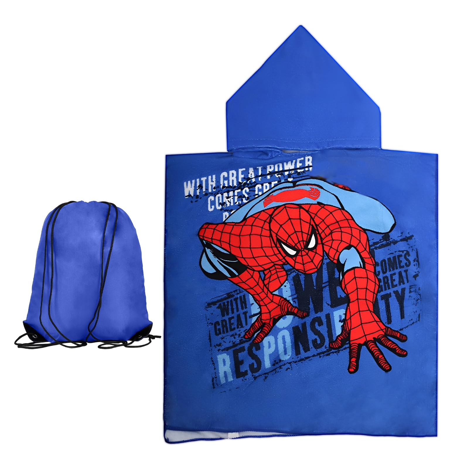 Marypaty Toalla Playa Niña Bebe de Baño con Capucha, Toalla Poncho Niño Toalla Infantil de Playa Toalla de Microfibra Poncho y Bolsa de Cordó, Surf para Baño Piscina Playa Niños de 2 a 8 Años (Estilo 6)