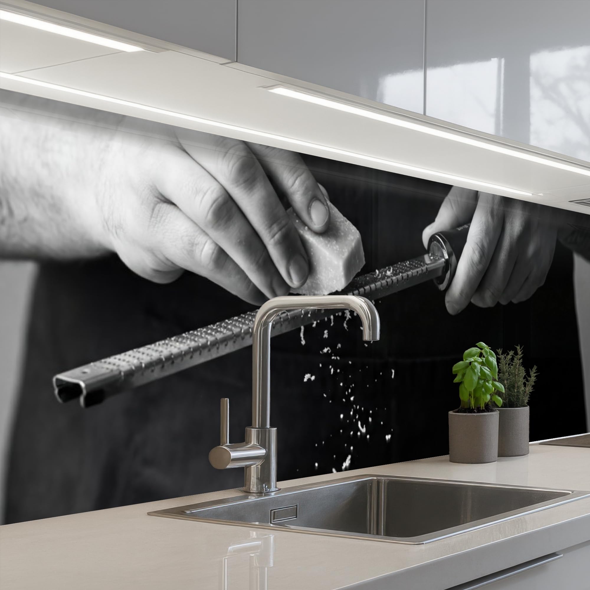 KitchenYeah© Splashback for Kitchen self Adhesive Sink Splash Splatter