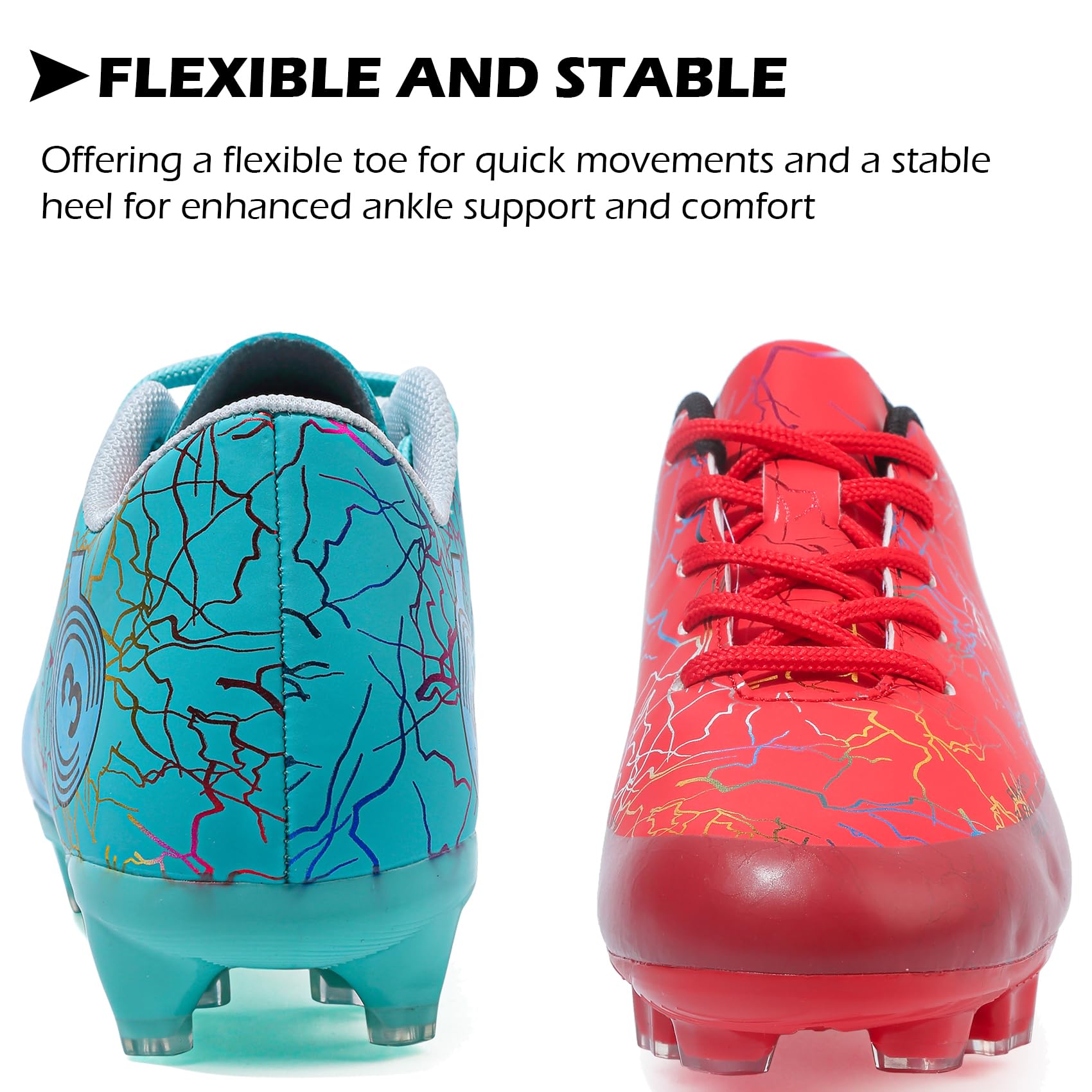 Zapatos de fútbol para niños y niñas, tacos de entrenamiento al aire libre, tenis atléticos profesionales