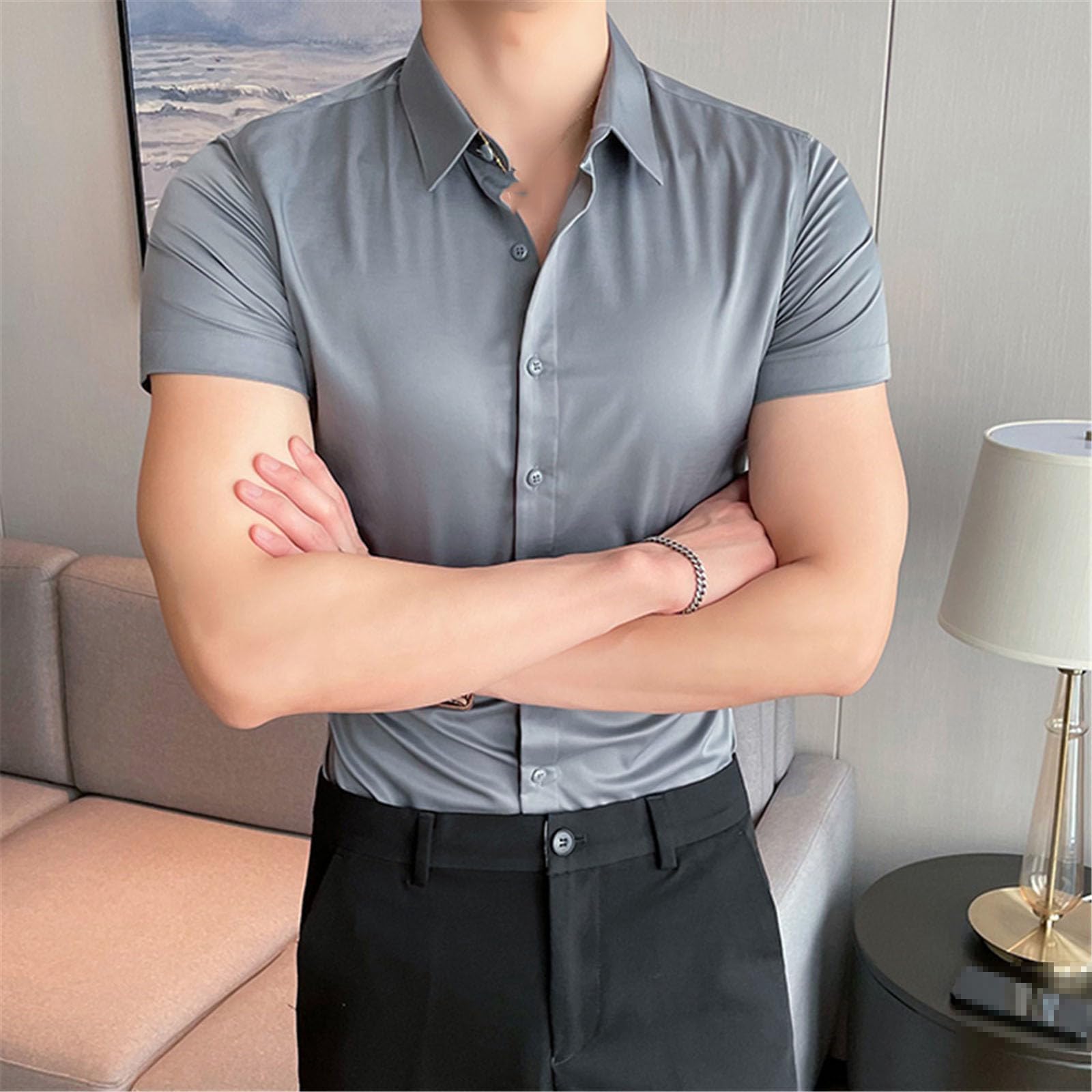 Chemises à manches courtes pour homme