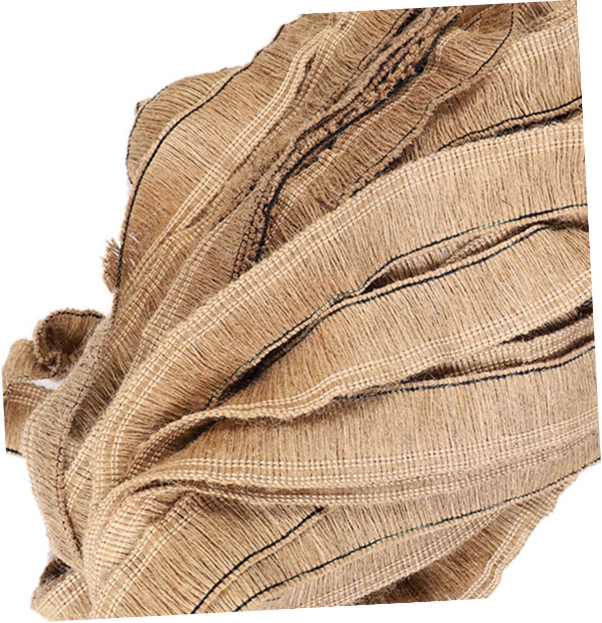 DOITOOL 50M Hemp Rope Tassel Ribbon for DIY Photo Wall Decoration – for Crafts Bridal Bouquets and Wedding Accessories for Handmade Projects