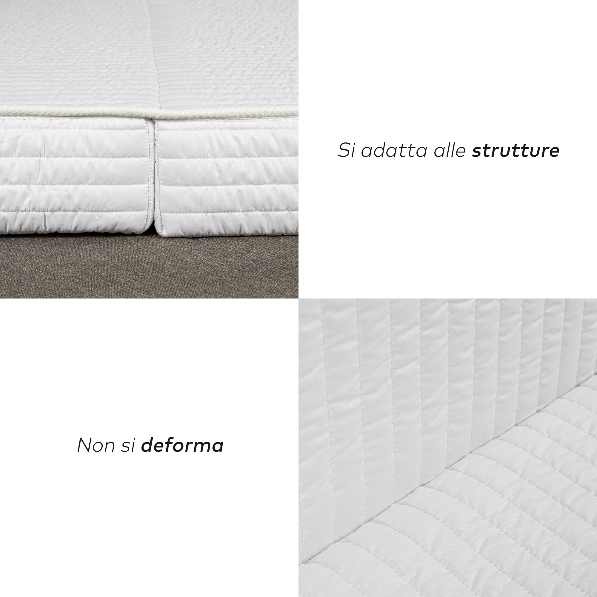 EVERGREENWEB Matelas pour canapé 140x190 cm lit pour Banquette B.Z. 10 cm de Hauteur, revêtement Blanc hypoallergénique, Matelas d'appoint Pliant en Mousse, Bed Sofa