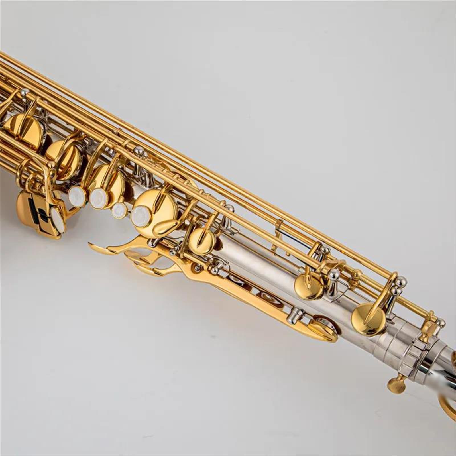 Instrumenty Muzyczne Saksofon Tenorowy Bb Tone Rurka Niklowana Złoty Klucz Saksofon Z Ustnikiem W Etui profesjonalny Saksofon