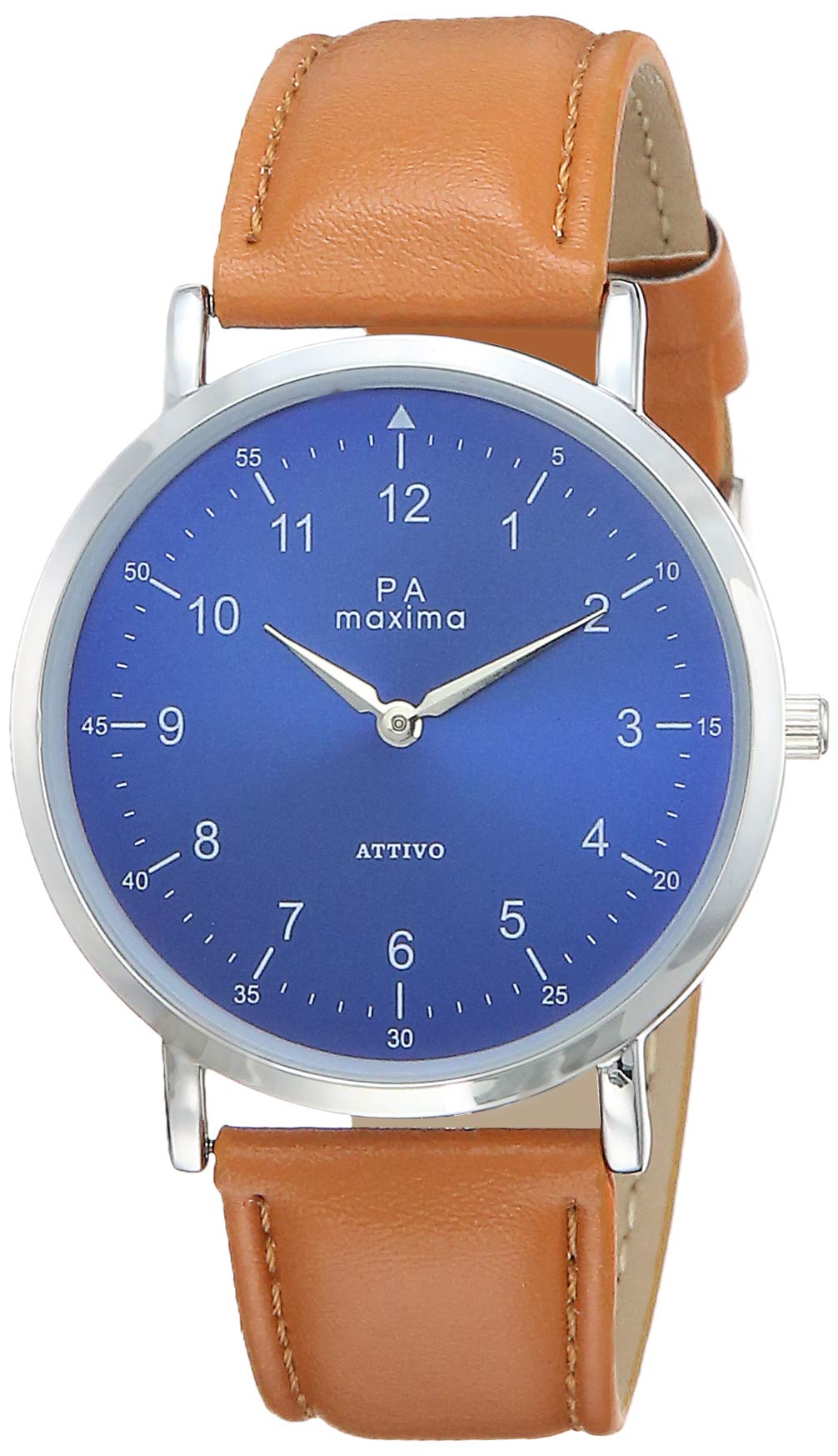 maxima blue dial watch