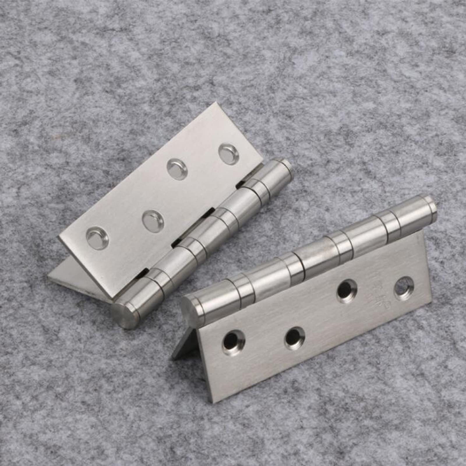 Nvsfzgiyg One Color Hinge,100Mm Ball Bearing Stainless Steel Folding Butt Hinges For Home Furniture Hardware Door - 4Pack