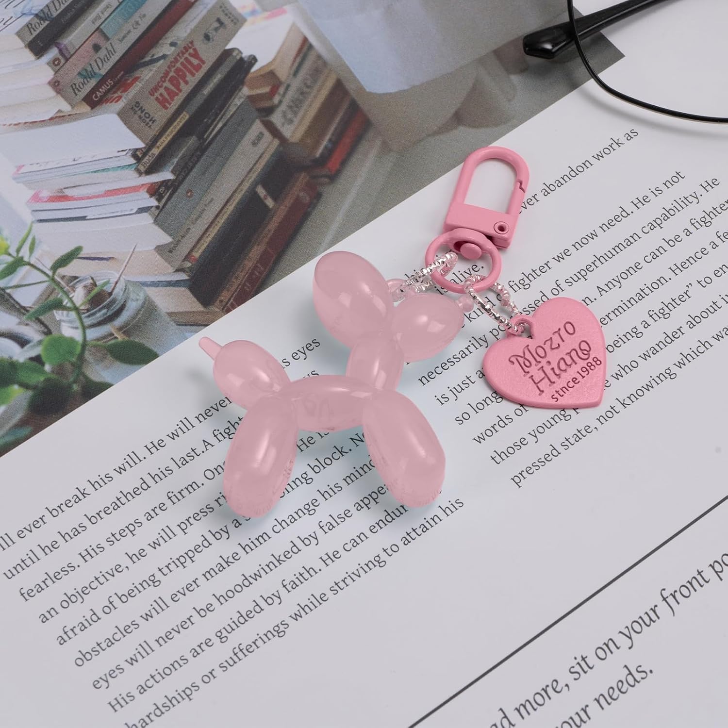 Balloon Dog Keychain Cute Bag Charm Handbag Purse Key Accessories - Image 5