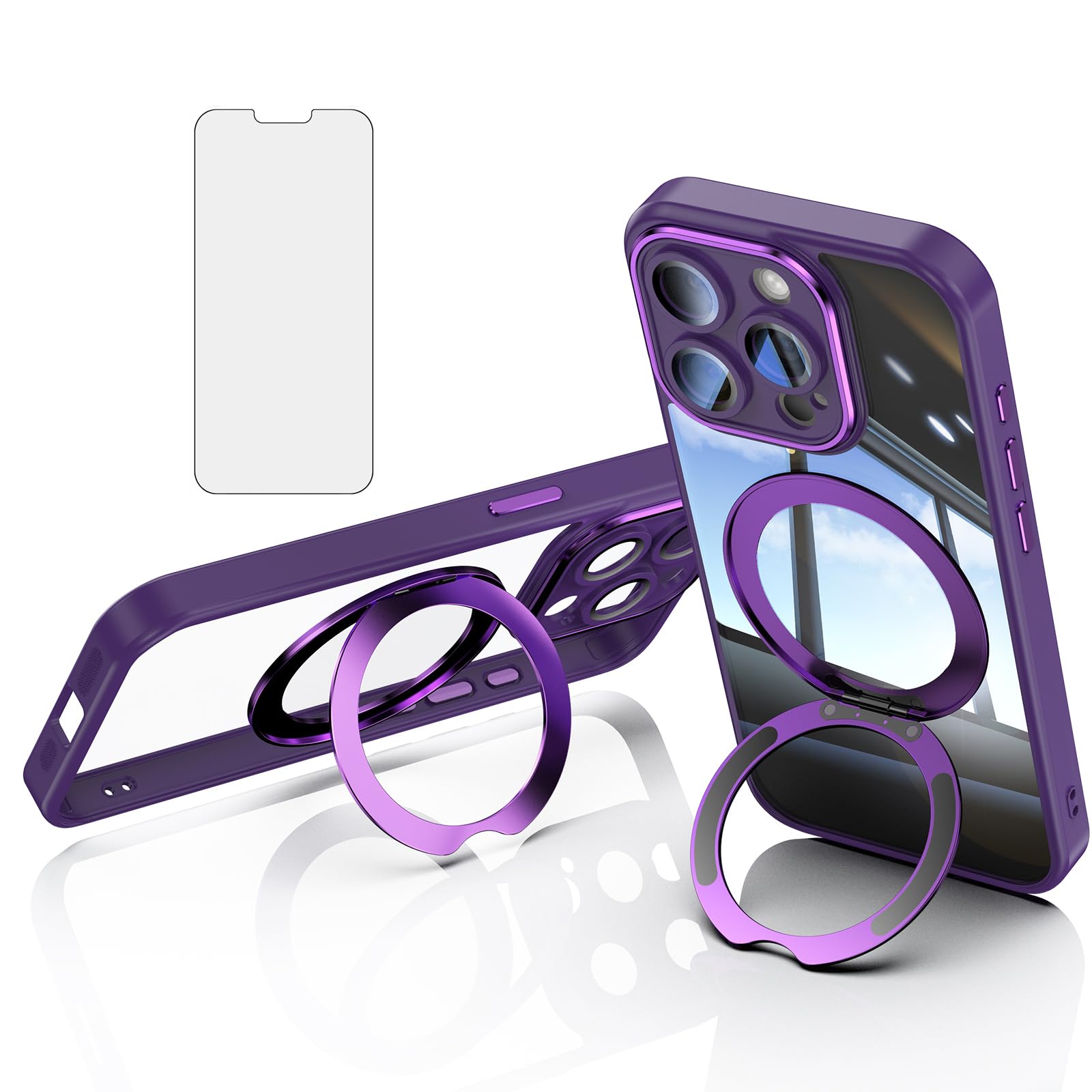 Coque iPhone 14 Pro Max 5G avec protège-écran 6,7 pouces antichoc - 8
