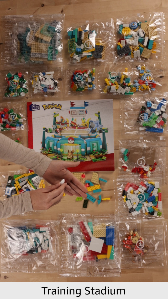 Mega Pokémon Estadio De Entrenamiento – 1101 Bloques, 5 Figuras Y Lanzadores