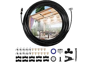 Total Misting Cooling System Kit for Trampoline Waterpark