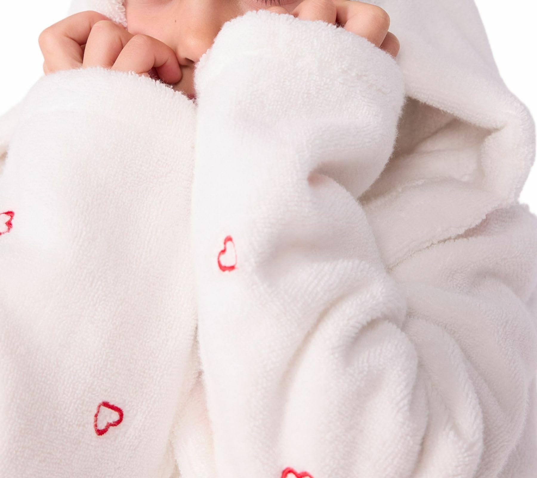 Petit Bateau Ciarra_h25 Morgenmantel, Marshmallow/Terkuit, für 4-Jährige