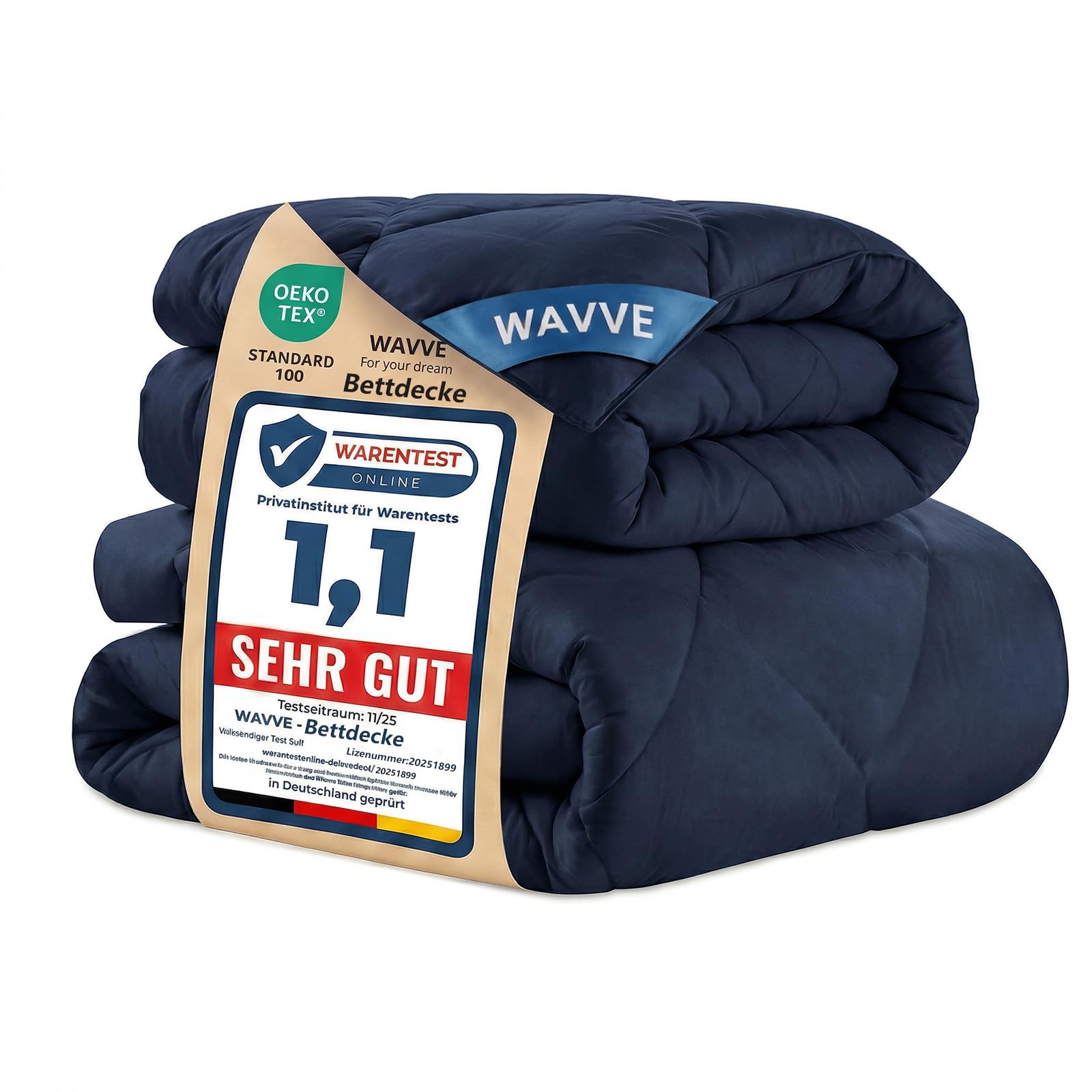 WAVVE Bettdecke 4 Jahreszeiten 2 teilig - Ganzjahresdecke 300gsm+ Sommerdecke 150gsm＝Winterdecke 450gsm, Steppdecke für Vierjahreszeiten/Sommer/Winter