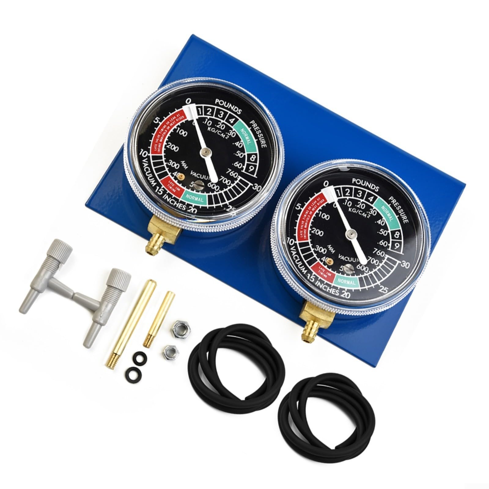 2 Stück Motorrad Vergaser Vakuum Gauge Balancer Synchronizer Werkzeug Mit Schlauch Kit