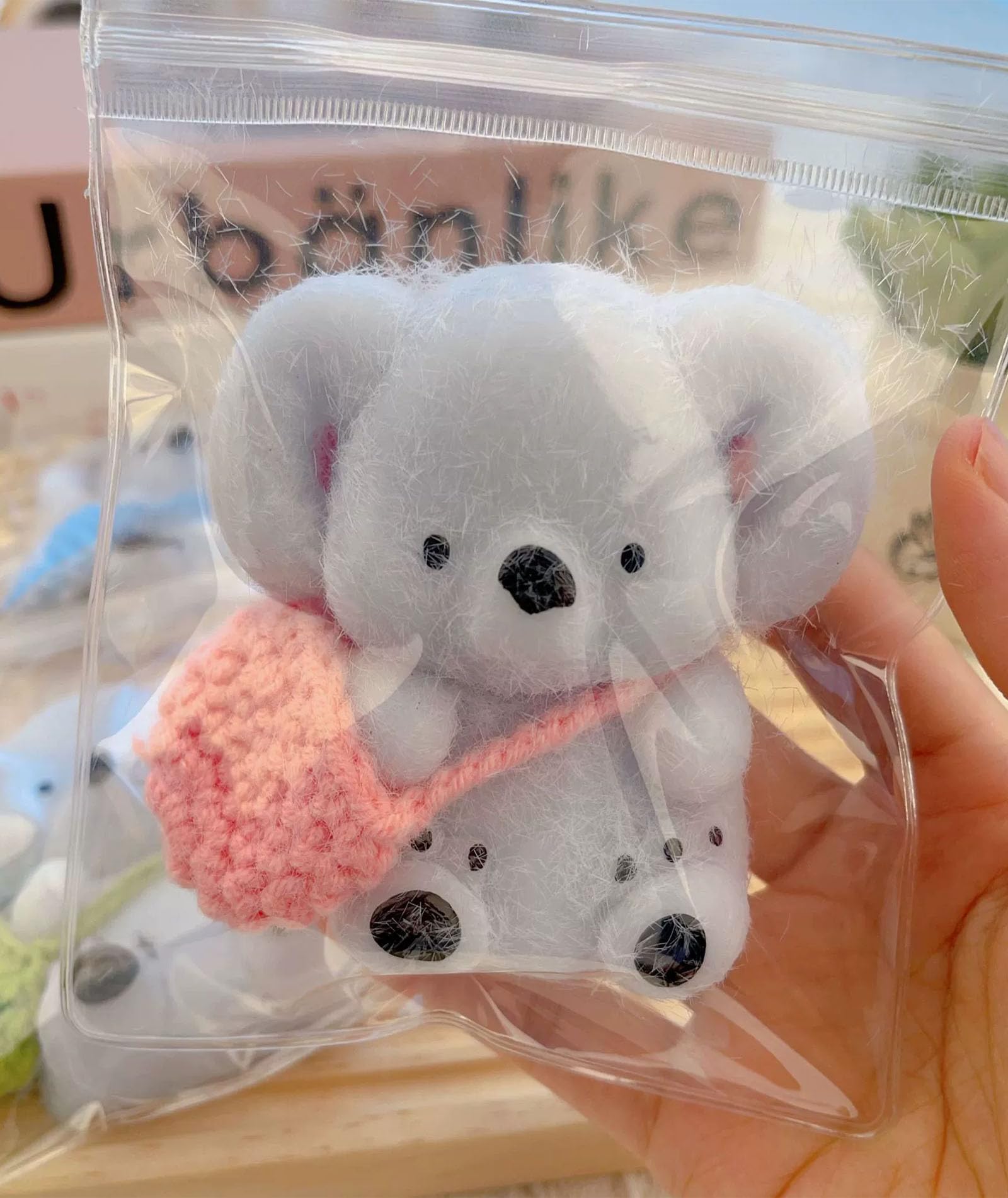 Taba Squishy, Squishy , Squishy Ball Cute Squeeze Rebound Sensory Funny Novelty Cute Animals Fidget for Boys Girls Birthday Party Gifts (Koala Backpack Color Random) 4