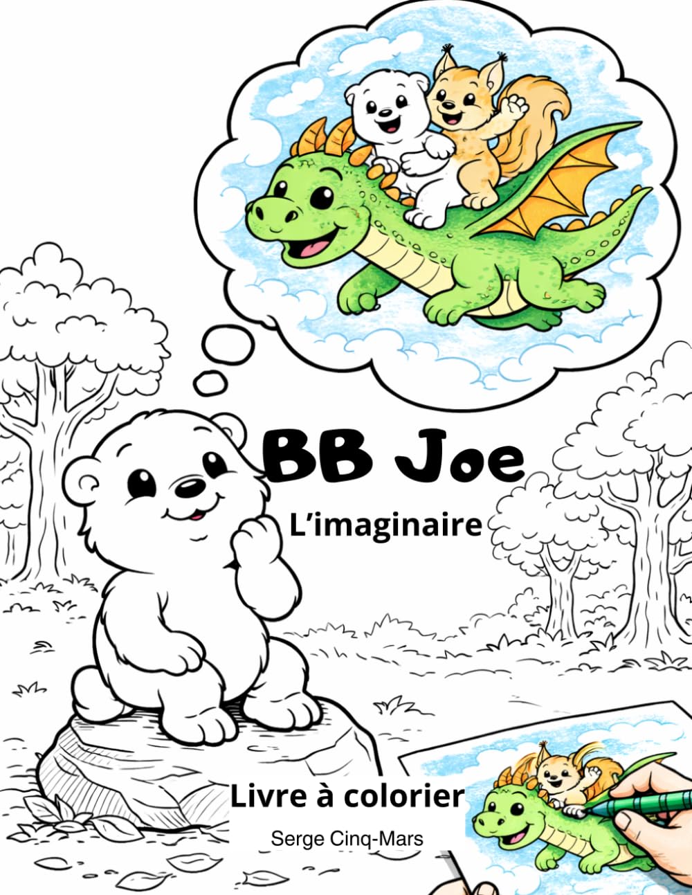 Le monde imaginaire de la Forêt d'or: Livre à colorier pour enfants de 2 à 8 ans (Origine de la Forêt d’Or)