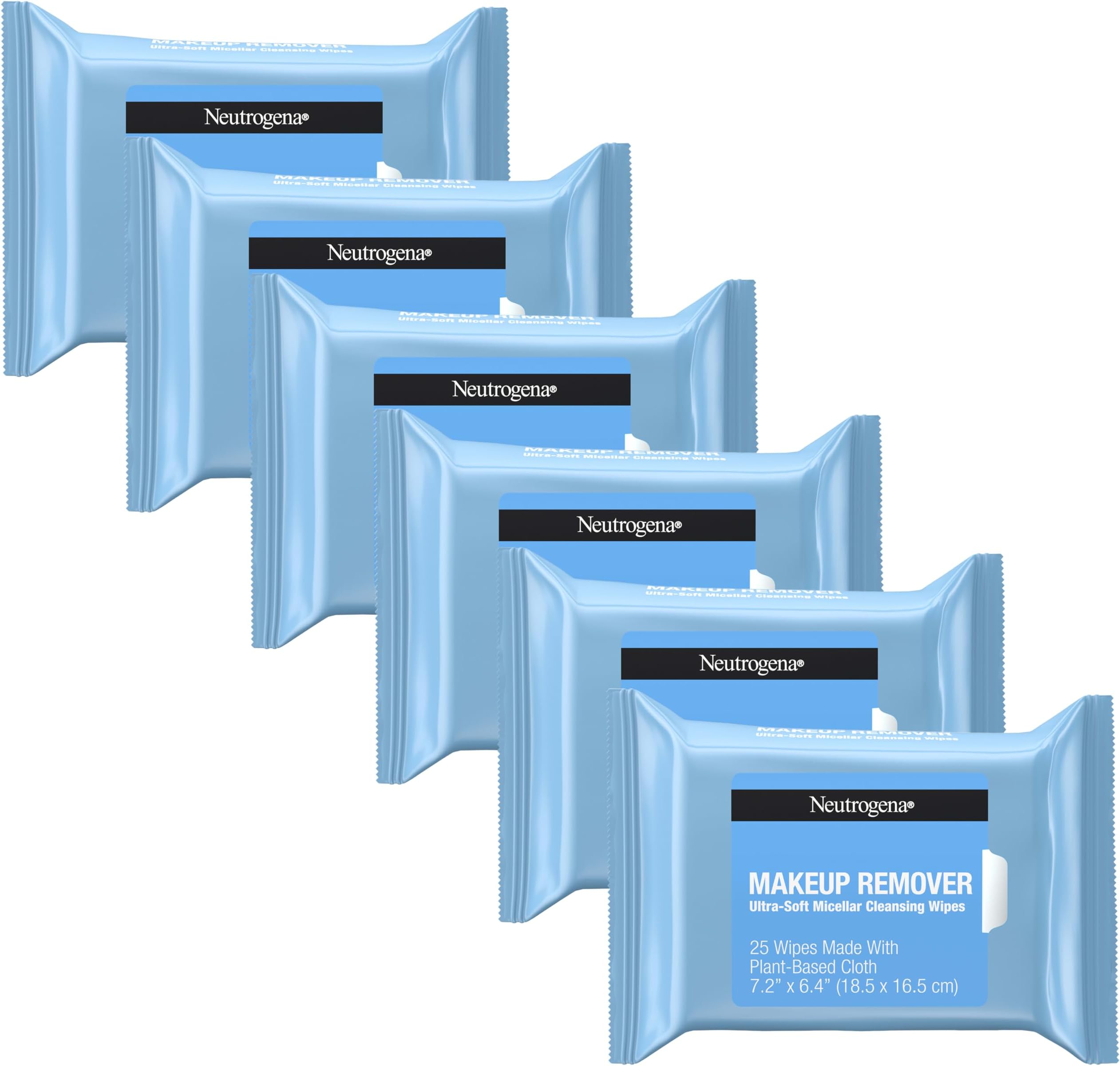 Neutrogena Makeup Remover Wipes, 25 ct, 6 Pack